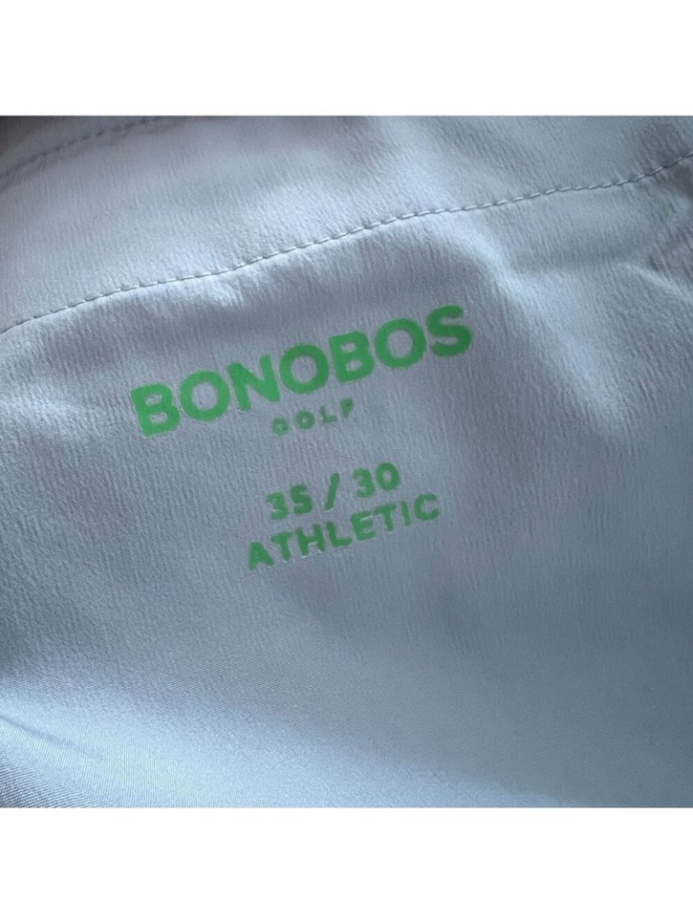 Bonobos Athletic Fit Blue Golf Pants Men's Size 35x30 - Picture 10 of 12